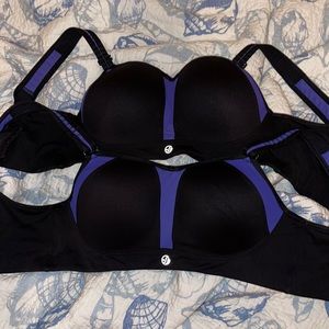 Soma Sport Max Support Contour Underwire Bra 32D Bundle (2)